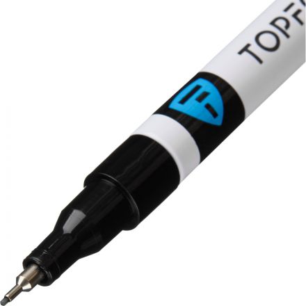 Маркер лаковый TOPFORT Industrial 1 мм черный