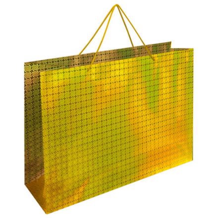Пакет подарочный (1 шт.) 53x16x38 см, "BIG SIZE", голография, ассорти 3 цвета, ЗОЛОТАЯ СКАЗКА, 609730