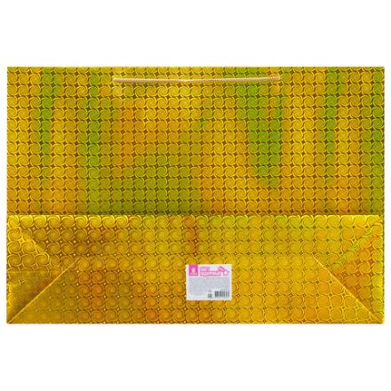 Пакет подарочный (1 шт.) 53x16x38 см, "BIG SIZE", голография, ассорти 3 цвета, ЗОЛОТАЯ СКАЗКА, 609730