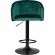 Стул барный LO_DOBRIN DARCY BLACK LM-5025_B-M_V-1922-9 зеленый велюр
