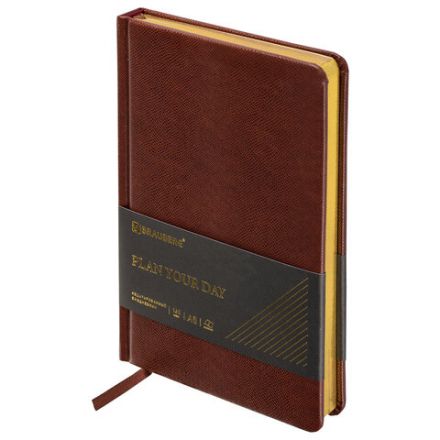 Ежедневник недатированный А5 138х213 мм BRAUBERG "Iguana" под кожу, 160 л., темно-коричневый, 125090 Ежедневник недатированный А5 138х213 мм BRAUBERG "Iguana" под кожу, 160 л., темно-коричневый, 125090