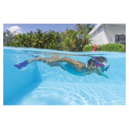 Комплект для плавания маска+трубка+ласты от 7 лет, размер ласт 37- 41, АССОРТИ, BESTWAY, 25046