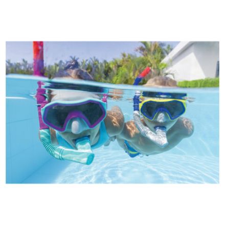 Комплект для плавания маска+трубка+ласты от 7 лет, размер ласт 37- 41, АССОРТИ, BESTWAY, 25046