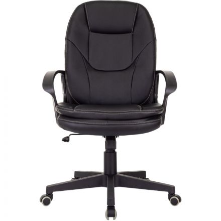 Кресло VB_EChair 668 PU черный эко.кожа крестов. пластик Кресло VB_EChair 668 PU черный эко.кожа крестов. пластик