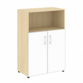 Yalta Шкаф LT.ST-2.2 R white Акация/Стекло white 800*450*1195