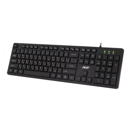 Клавиатура Acer OKW122 черный USB (ZL.KBDEE.00C)
