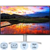 Монитор LG 31.5 32UN650K-W IPS 4K  HDMI DP M/M HAS 60Hz 350cd Ex