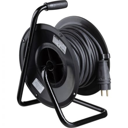 Удлинитель Topfort пласт. КГ 2x2,5 кв.мм 50м 16А 4 гнезда б/з.,с/загл.,IP44