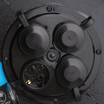 Удлинитель Topfort пласт. КГ 2x2,5 кв.мм 50м 16А 4 гнезда б/з.,с/загл.,IP44