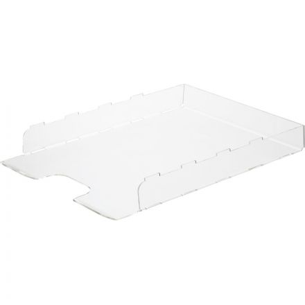 Лоток горизонтальный А3, акрил, прозрачный 55х300х420