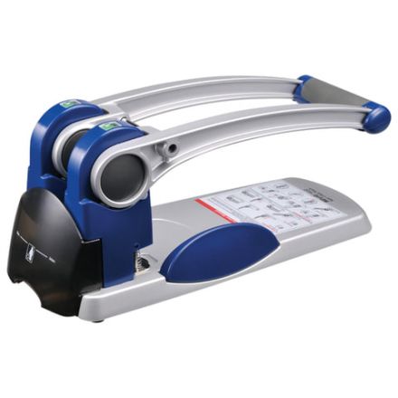 Дырокол металлический СУПЕРМОЩНЫЙ KW-trio, до 300 л., серебристый с синими вставками, 9550, -9550 Дырокол металлический СУПЕРМОЩНЫЙ KW-trio, до 300 л., серебристый с синими вставками, 9550, -9550