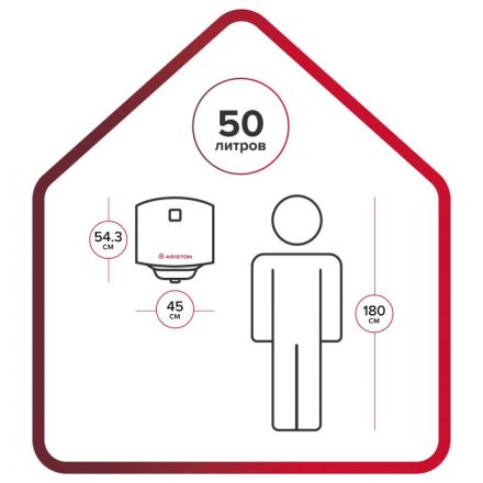 Водонагреватель Ariston DUNE1 R 50 V 1,5K PL