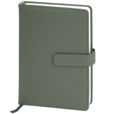 Ежедневник в подарочном наборе 5 в 1, А5, 145x212 мм, BRAUBERG "President", под кожу, 160 листов, зеленый, 116855