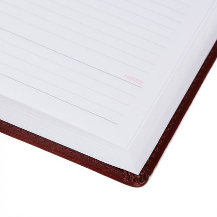 Ежедневник недатированный корич, тв.пер, 140х200, 160л, Lozanna AZ052/brown