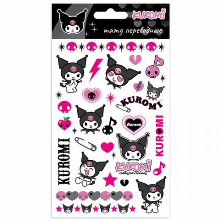 Наклейки-тату переводные АССОРТИ, ЦВЕТНЫЕ, 11х20 см, PY