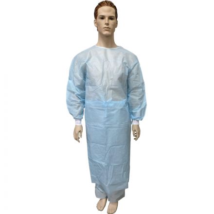 Халат хирург. н/с рук.манжета дл.140 см пл 42 р.56-58 1шт./уп.  Гекса