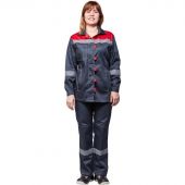 Костюм рабочий летний жен. л20-КБР сер/красн (р.52-54) 170-176 (Арсенал-СП)