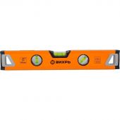 Уровень алюминиевый Усиленный 400 мм, 3 глазка, 2 комп. Вихрь 73/11/4/9