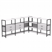 Набор стеллажных систем №15 Everprof EVO 2440x2020x1120 Белый/Черный