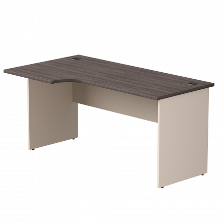 Стол эргономичный левый Everprof EVO опоры ЛДСП 1580х670(870)x755 мм Дуб Пасадена/Кашемир