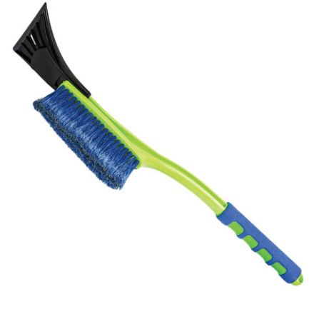 Щетка со скребком для снега автомобильная, мягкая щетина, 54 см, OKTAN, А3-01-05