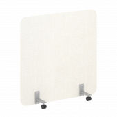 R-line soft Перегородка на металлических опорах, на роликах AP.R-120-120 Romeo 01/Серый металл 1200*18*1200