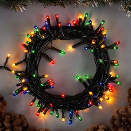 Электрогирлянда Нить 5.5 м,IP20,140 ламп, мульти, 8 режимов, 220 В 670999 Электрогирлянда Нить 5.5 м,IP20,140 ламп, мульти, 8 режимов, 220 В 670999