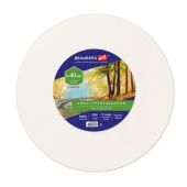 Холст на картоне, круглый 40 см, 280 г/м2, грунтованный, 100% хлопок BRAUBERG ART CLASSIC, 192192