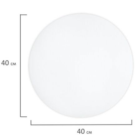 Холст на картоне, круглый 40 см, 280 г/м2, грунтованный, 100% хлопок BRAUBERG ART CLASSIC, 192192 Холст на картоне, круглый 40 см, 280 г/м2, грунтованный, 100% хлопок BRAUBERG ART CLASSIC, 192192