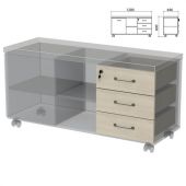 Ящики тумбы-креденции "Приоритет", КОМПЛЕКТ 3 шт., кронберг, К-927, К-927 кронберг Ящики тумбы-креденции "Приоритет", КОМПЛЕКТ 3 шт., кронберг, К-927, К-927 кронберг