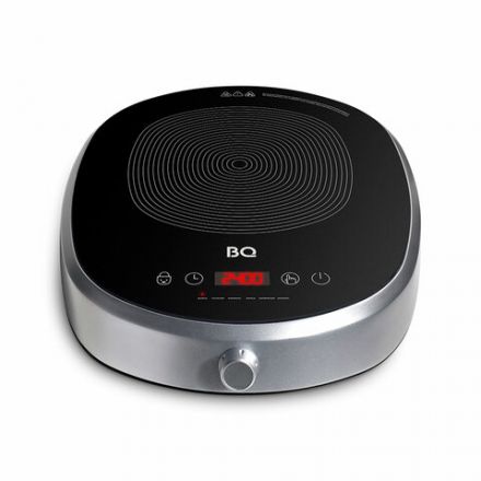 Настольная индукционная плита BQ (БИ-КЬЮ) HP121SS, 2400 Вт, 6 программ, электронное управление, серая, 86189881