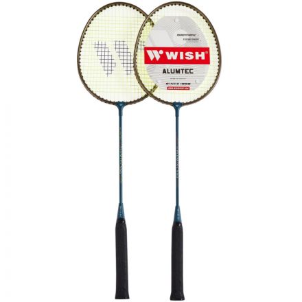 Набор бадминтонный WISH Alumtec 550 (2 ракетки), синий 1/25,УТ-00010005