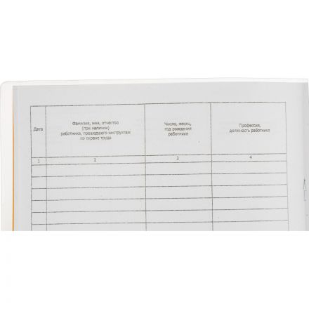 Журнал регистрации вводного инструктажа А4 32л карт.в обложке,офсет