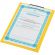 Папка-планшет д/бумаг КОМУС A4 кибер желтый