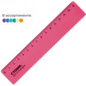 Линейка 15см с волнистым краем NEON Cristal ЛН174