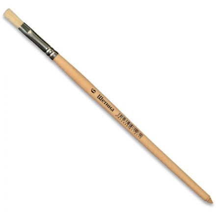 Кисть №1 School щетина плоская №6