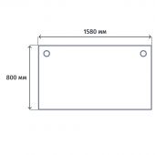 Стол ONIX-П П на металлокаркасе O.MP-SP-4.8 денвер светлый/белый Ш1580 Стол ONIX-П П на металлокаркасе O.MP-SP-4.8 денвер светлый/белый Ш1580