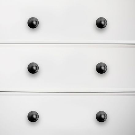 Ручка УЗК_кнопка меб. StahlBuro A304 (16670) компл-2шт BL мат.черный