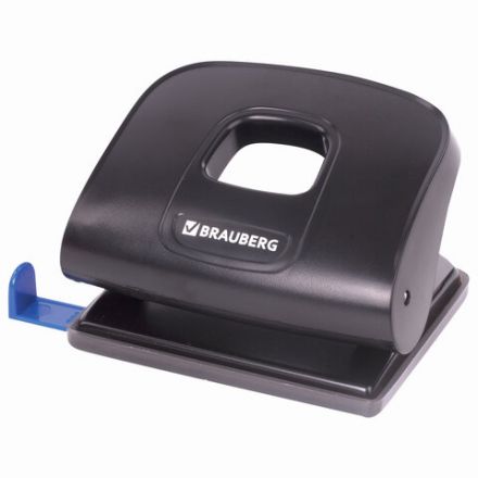 Дырокол BRAUBERG "Extra", до 20 листов, черный, 229091 Дырокол BRAUBERG "Extra", до 20 листов, черный, 229091