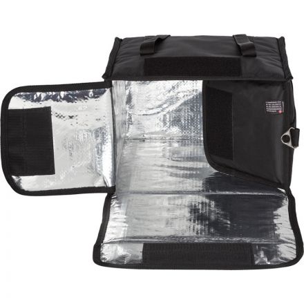 Термосумка для обедов ткань черная 35х25х35 (31л)