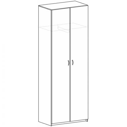 Шкаф SP Бюджет д/одежды 2555 (880,878) груша 1810 956218