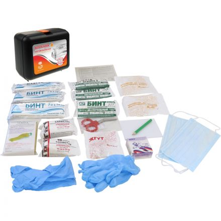 Аптечка первой помощи автомобильная ф.02. 54146 пр. №260н пластик.бокс