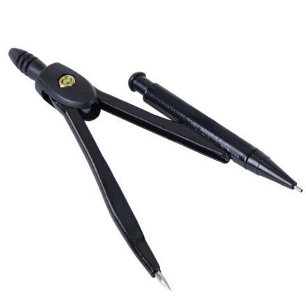 Готовальня STAFF "College" 9 предметов: циркуль 120 мм, чертежные принадлежности, механический карандаш, пластиковый пенал, 210863