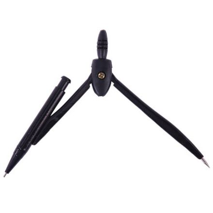 Готовальня STAFF "College" 9 предметов: циркуль 120 мм, чертежные принадлежности, механический карандаш, пластиковый пенал, 210863