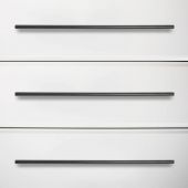 Ручка УЗК_скоба меб.StahlBuro A8925-320 (16646) BL матовый черный 2шт/уп