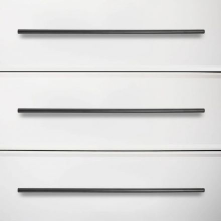 Ручка УЗК_скоба меб.StahlBuro A8925-320 (16646) BL матовый черный 2шт/уп