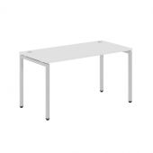 Стол прямой XSST 147 Белый/Алюминий 1400х700х750 XTEN-S
