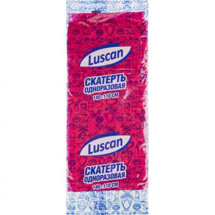 Скатерть одноразовая Luscan спанбонд 110x140 см красная Скатерть одноразовая Luscan спанбонд 110x140 см красная