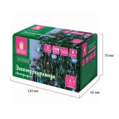 Электрогирлянда-конский хвост комнатная, 2 м, 200 LED, холодный белый, 220 V, ЗОЛОТАЯ СКАЗКА, 591366