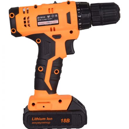 Шуруповерт аккумуляторный Вихрь ДА-18Л-2к